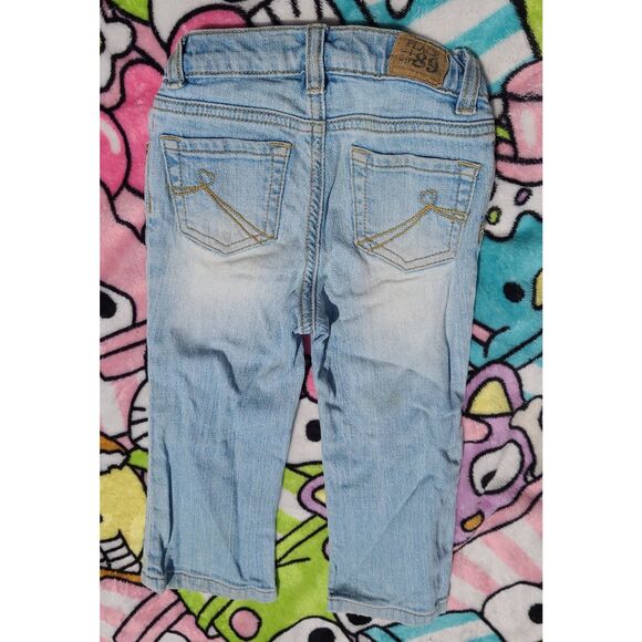 24M Vintage The Children's Place 1989 Jeans Stretch Bootcut Toddler Girls Boys - Picture 3 of 5